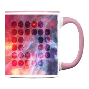 Alphabet Red Moons - Mug