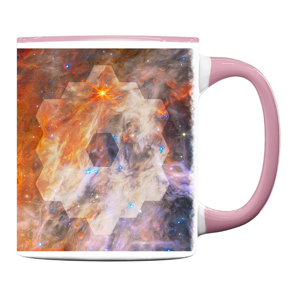 VanGough1 Orange1 GlassArray - Tarantula Nebula - Mug